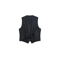 Tom Ford Cotton Button-Front Vest with Pinstripe Lining Navy