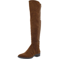 Pam Womens Zipper Ribbed Knit Over-The-Knee Boots