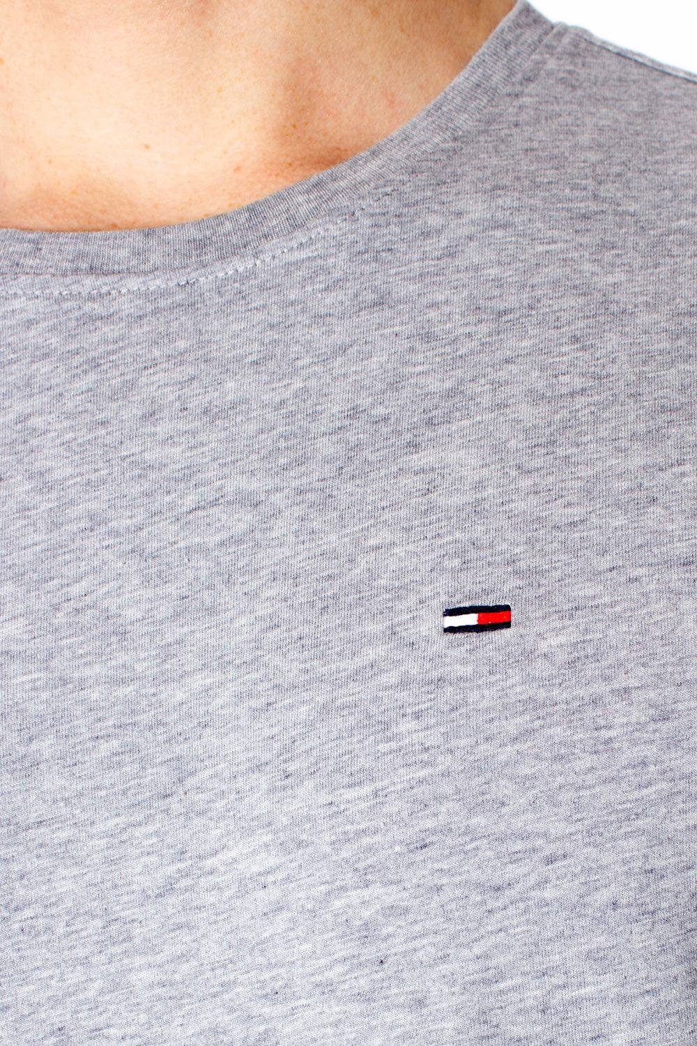 Tommy Hilfiger Mens Essential TShirt Grey Heather