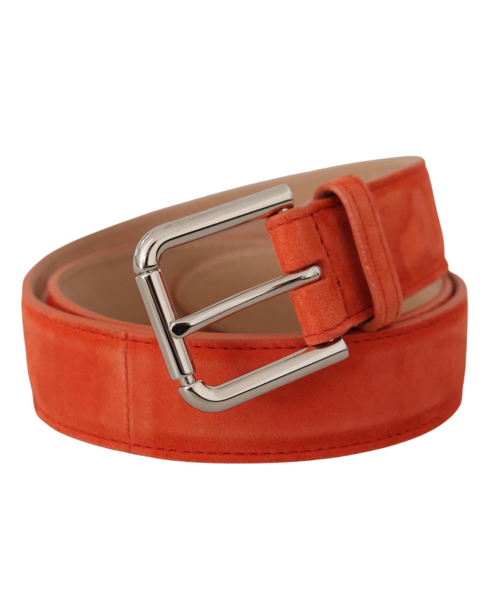 Dolce & Gabbana  Women's Orange Suede Belt