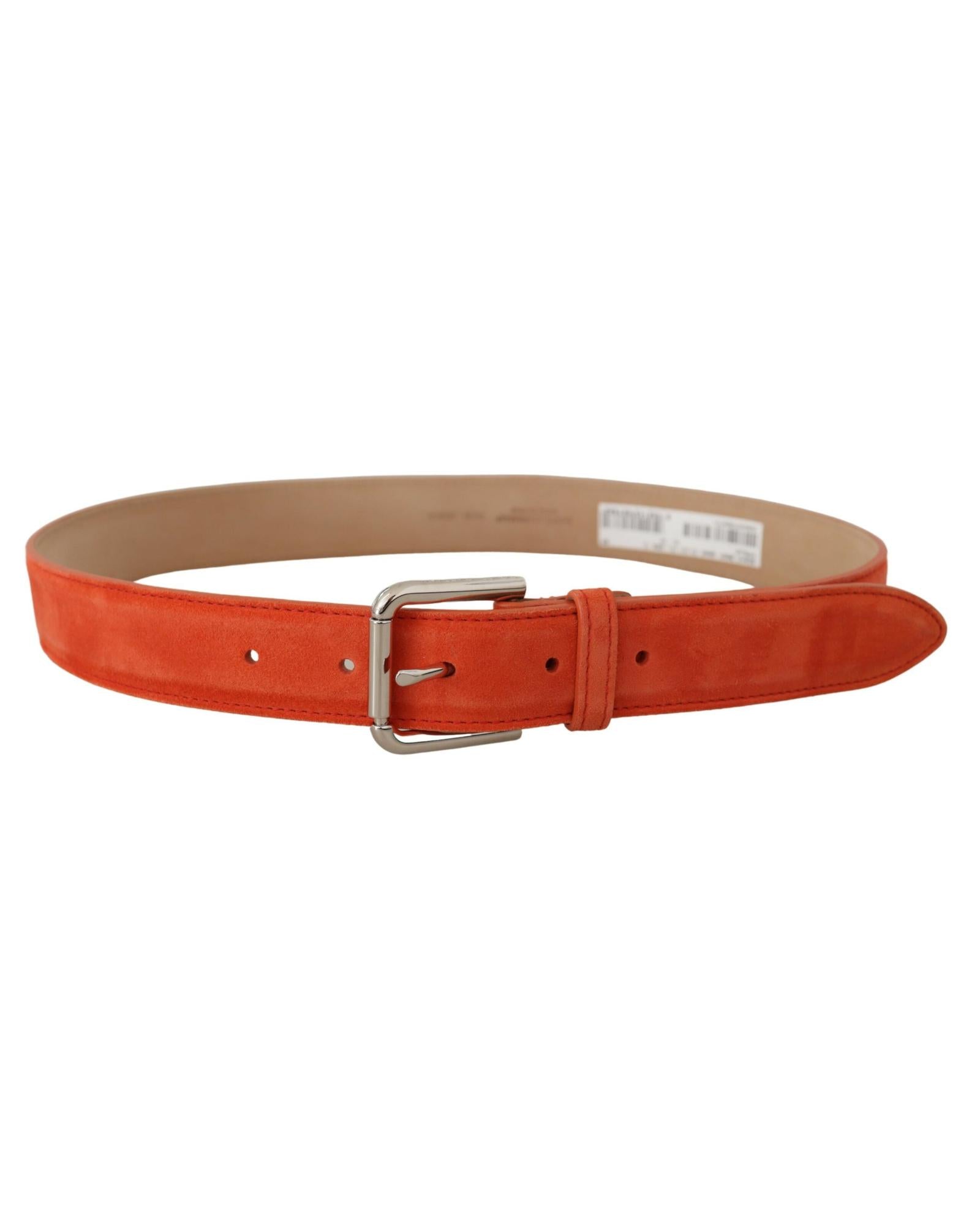 Dolce & Gabbana  Women's Orange Suede Belt