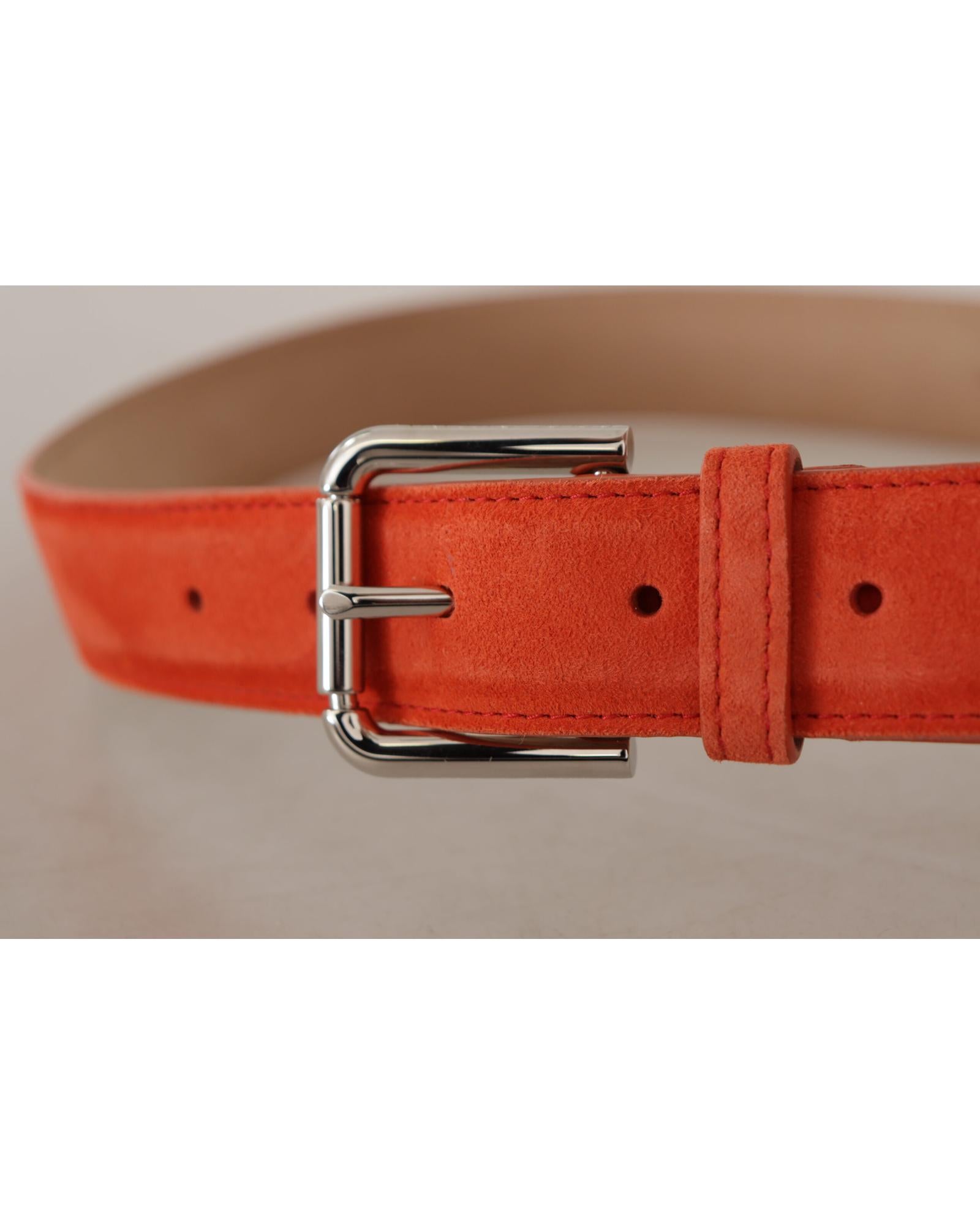 Dolce & Gabbana  Women's Orange Suede Belt