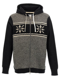 Junya Watanabe Men Jacquard Insert Hoodie