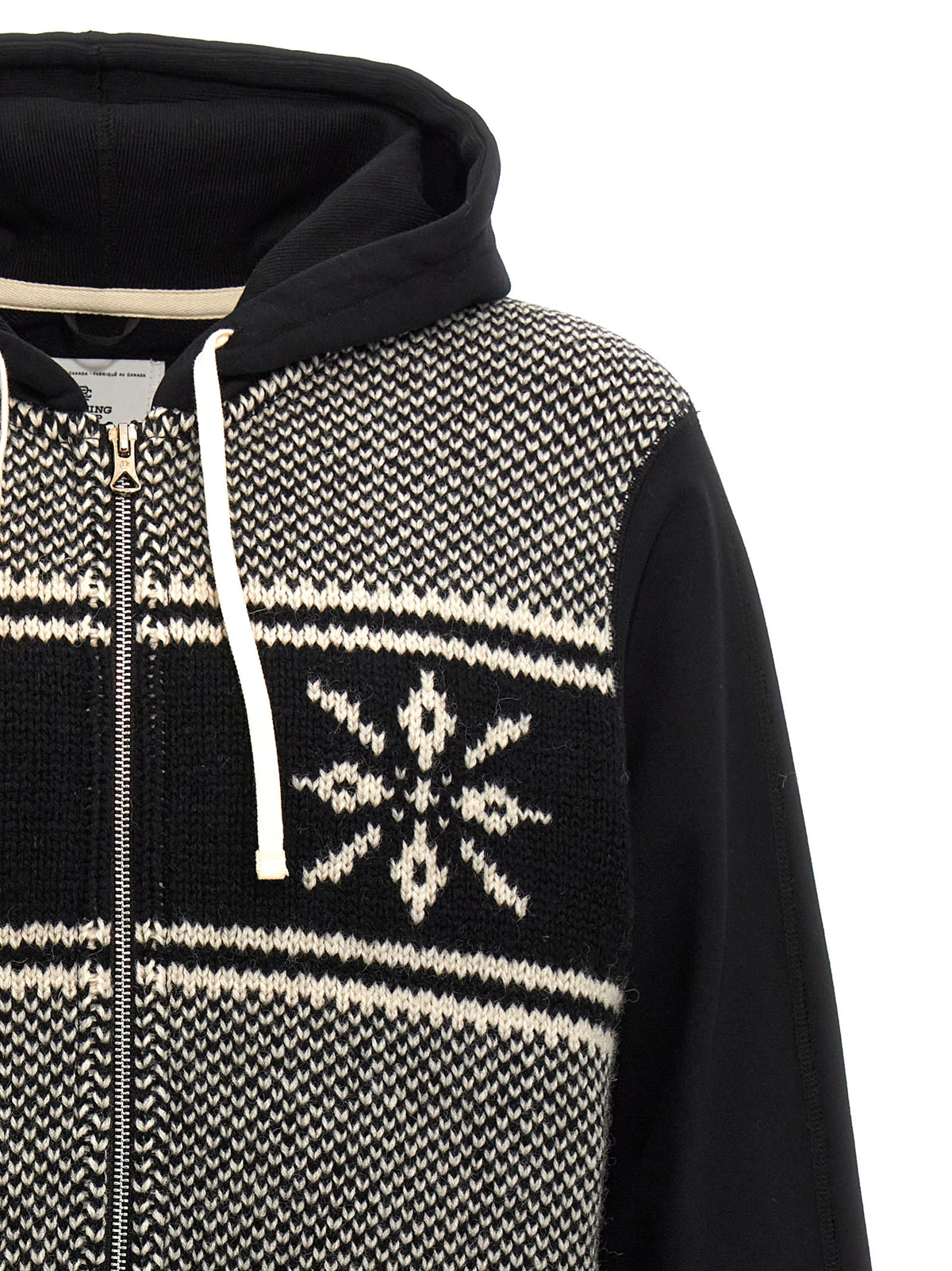 Junya Watanabe Men Jacquard Insert Hoodie
