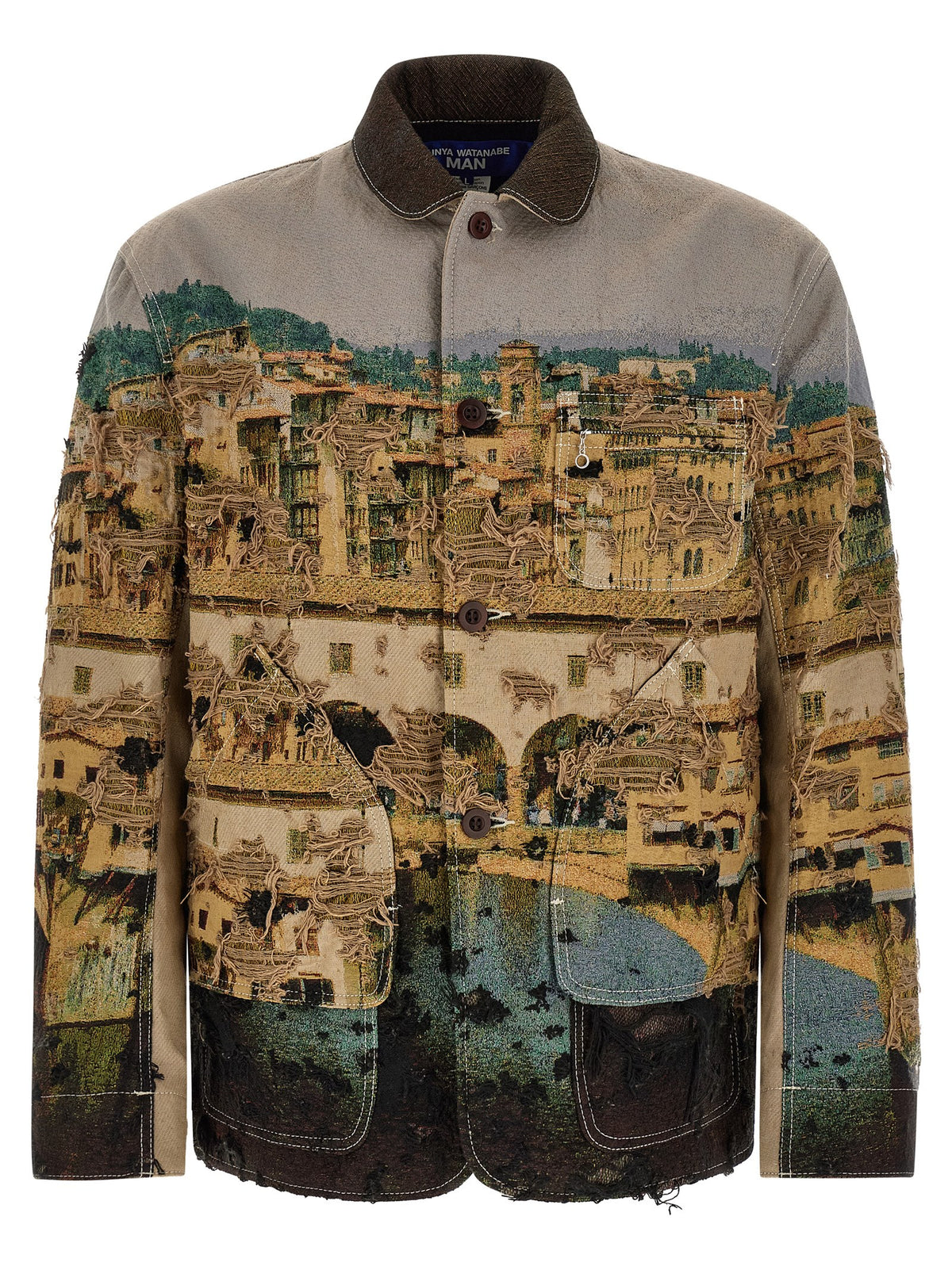 JUNYA WATANABE Junya Watanabe Men Jacquard Square Jacket