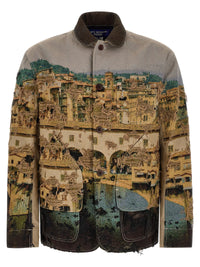JUNYA WATANABE Junya Watanabe Men Jacquard Square Jacket
