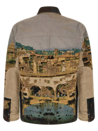 JUNYA WATANABE Junya Watanabe Men Jacquard Square Jacket