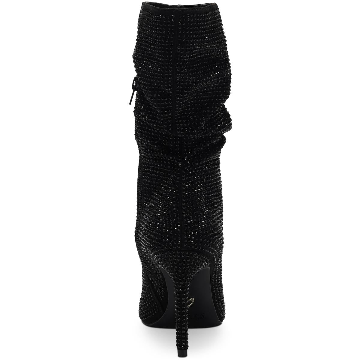 Raquell Womens Rhinestone Manmade Mid-Calf Boots