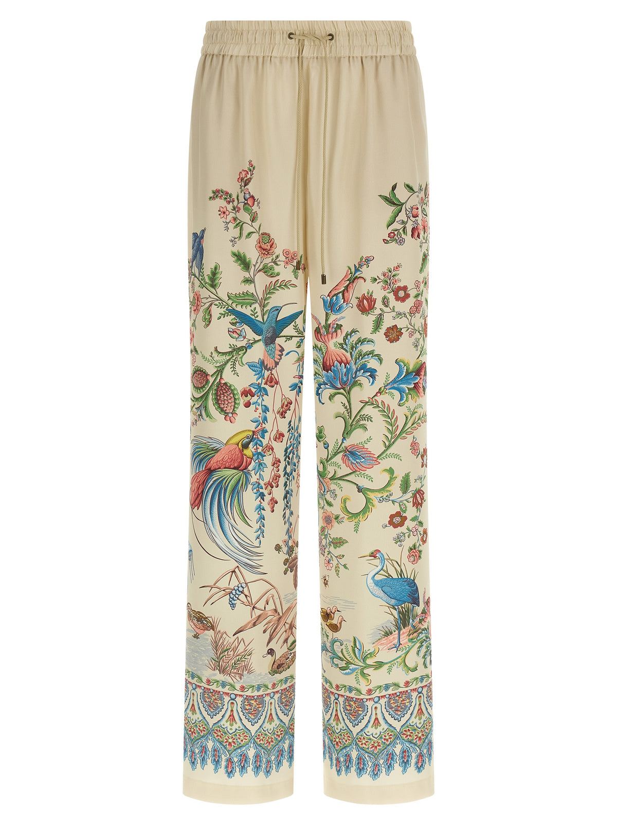 Etro Women Flora And Fauna Printed Trousers