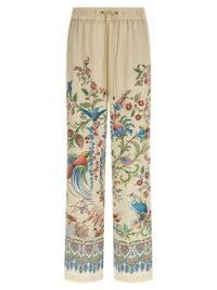 Etro Women Flora And Fauna Printed Trousers