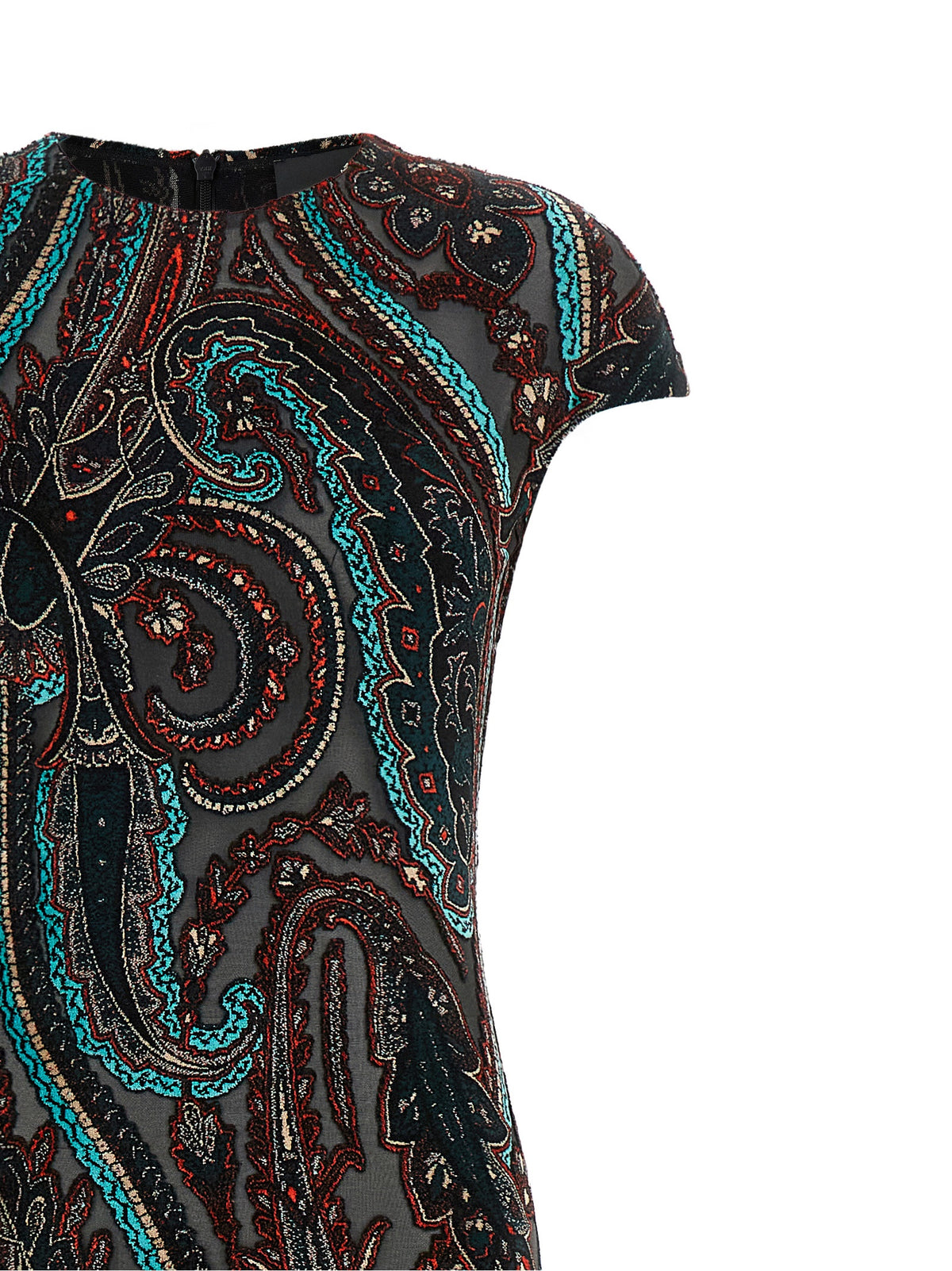 Etro Women Devoré Velvet Dress