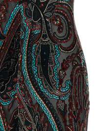 Etro Women Devoré Velvet Dress