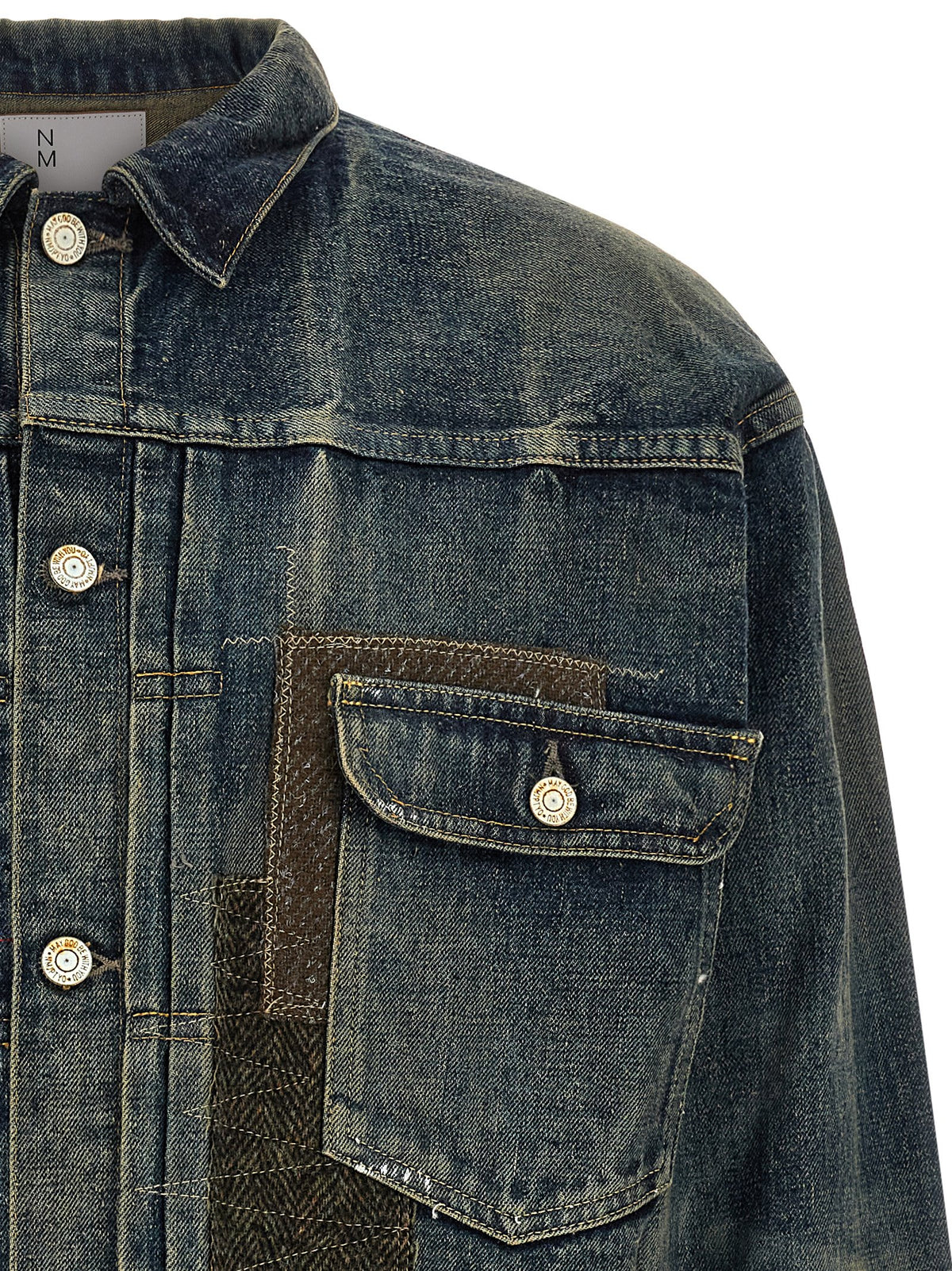 JUNYA WATANABE Junya Watanabe Men Patchwork Denim Jacket