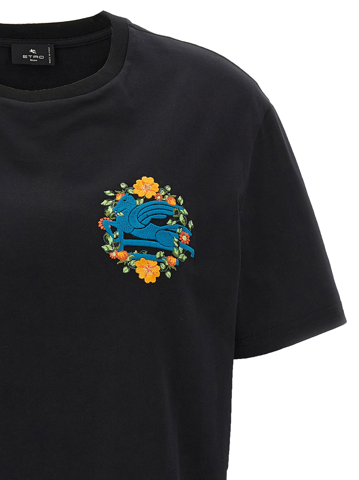 Etro Women Logo Embroidery T-Shirt