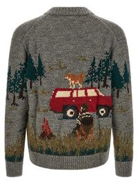 Junya Watanabe Men Intarsia Cardigan