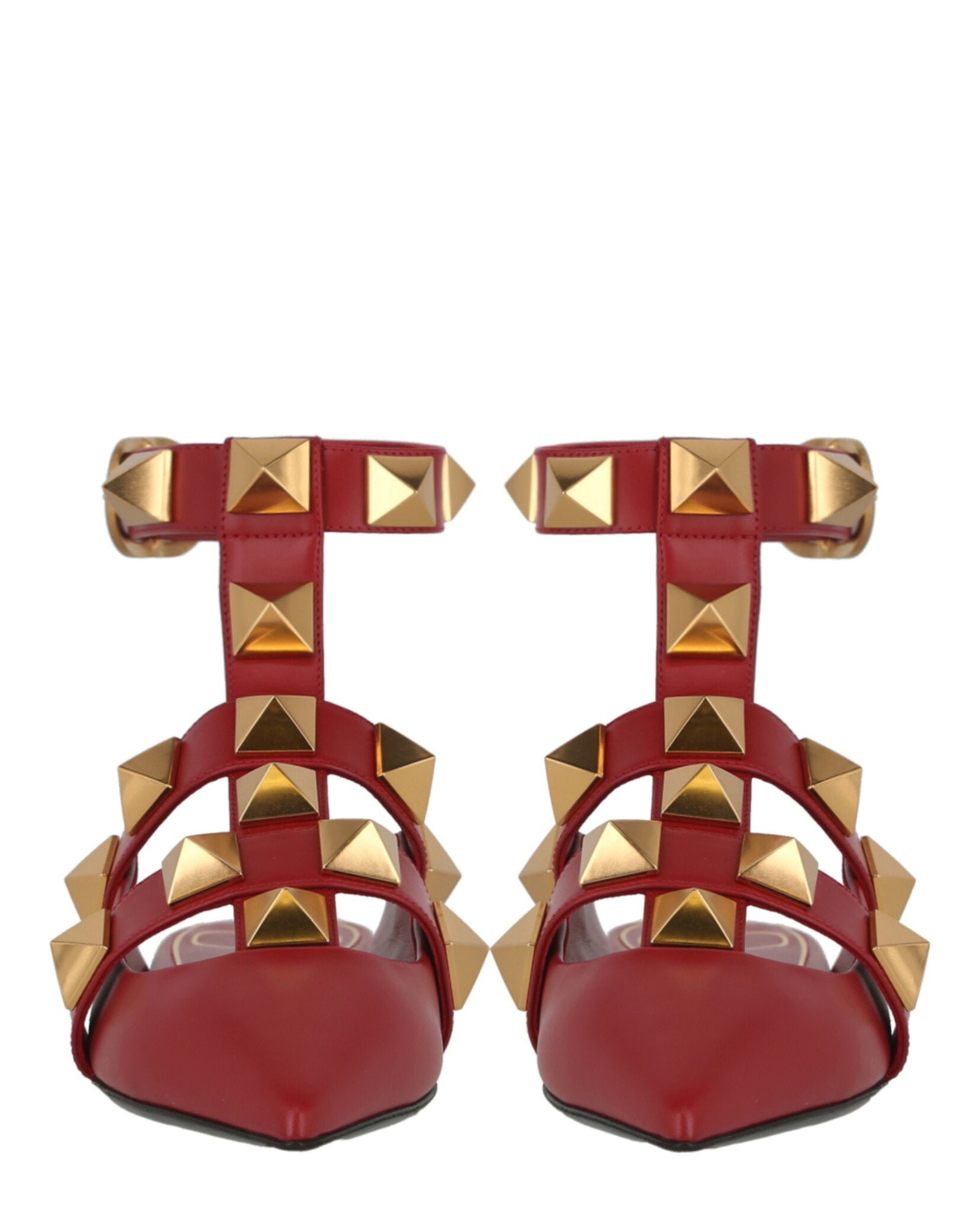 Valentino Womens Roman Stud Ballerina Shoe