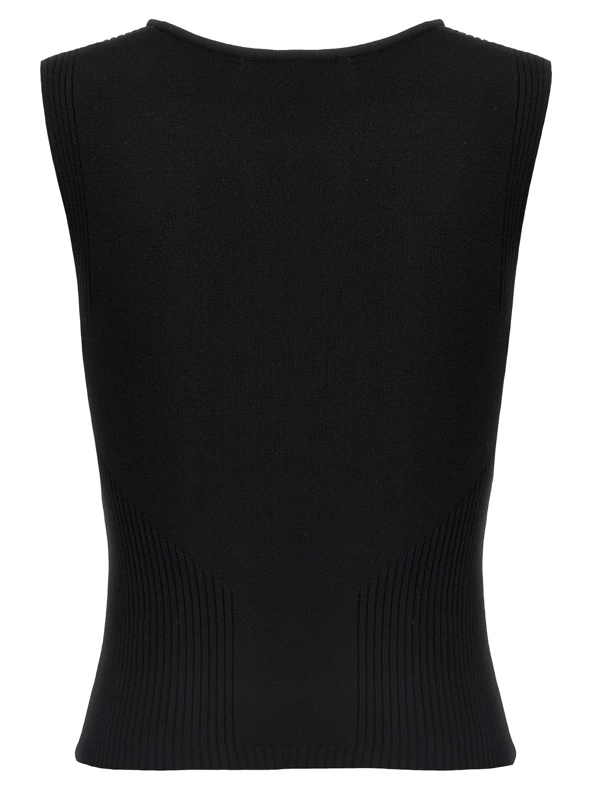 Marine Serre Women 'Moon Jewelry Knit Open Neck' Top