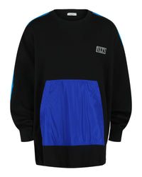 Valentino Valentino Mens Panel Detail VLTN Crewneck Sweatshirt
