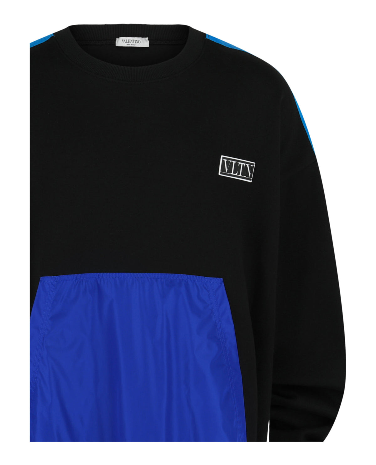 Valentino Valentino Mens Panel Detail VLTN Crewneck Sweatshirt