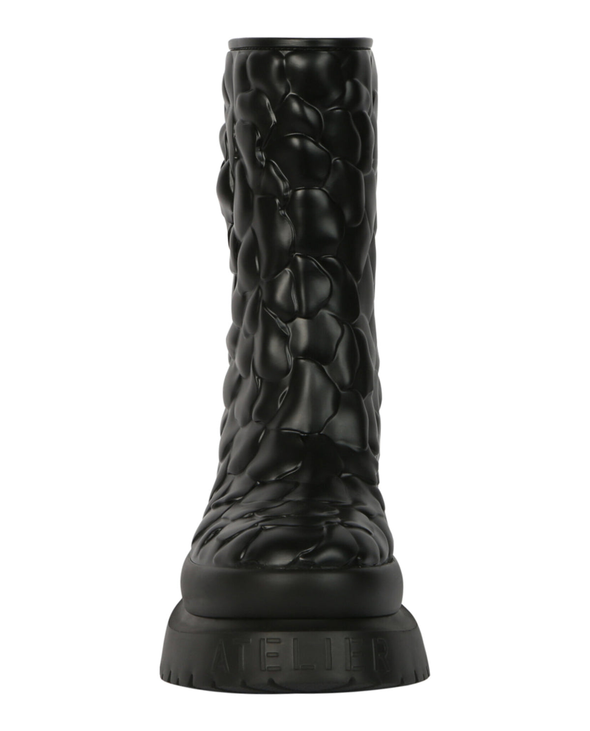 Valentino Valentino Womens Atelier Embossed Rose Rainboots