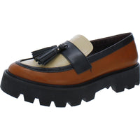Balinna Womens Loafer Heels 7 Medium Bisquit Synthetic