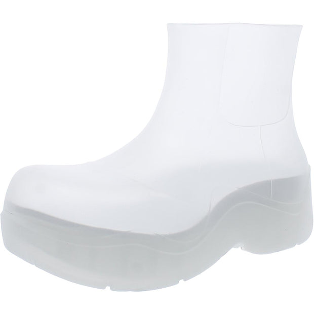 The Puddle Boot Womens Rubber Padded Insole Rain Boots