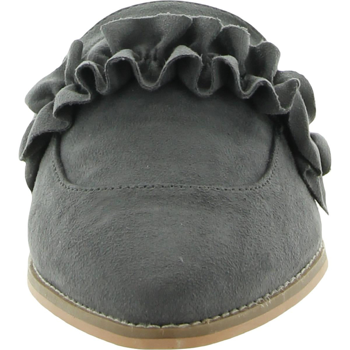 KESSIE Womens Embellished Man Made Loafer Mule