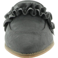 KESSIE Womens Embellished Man Made Loafer Mule