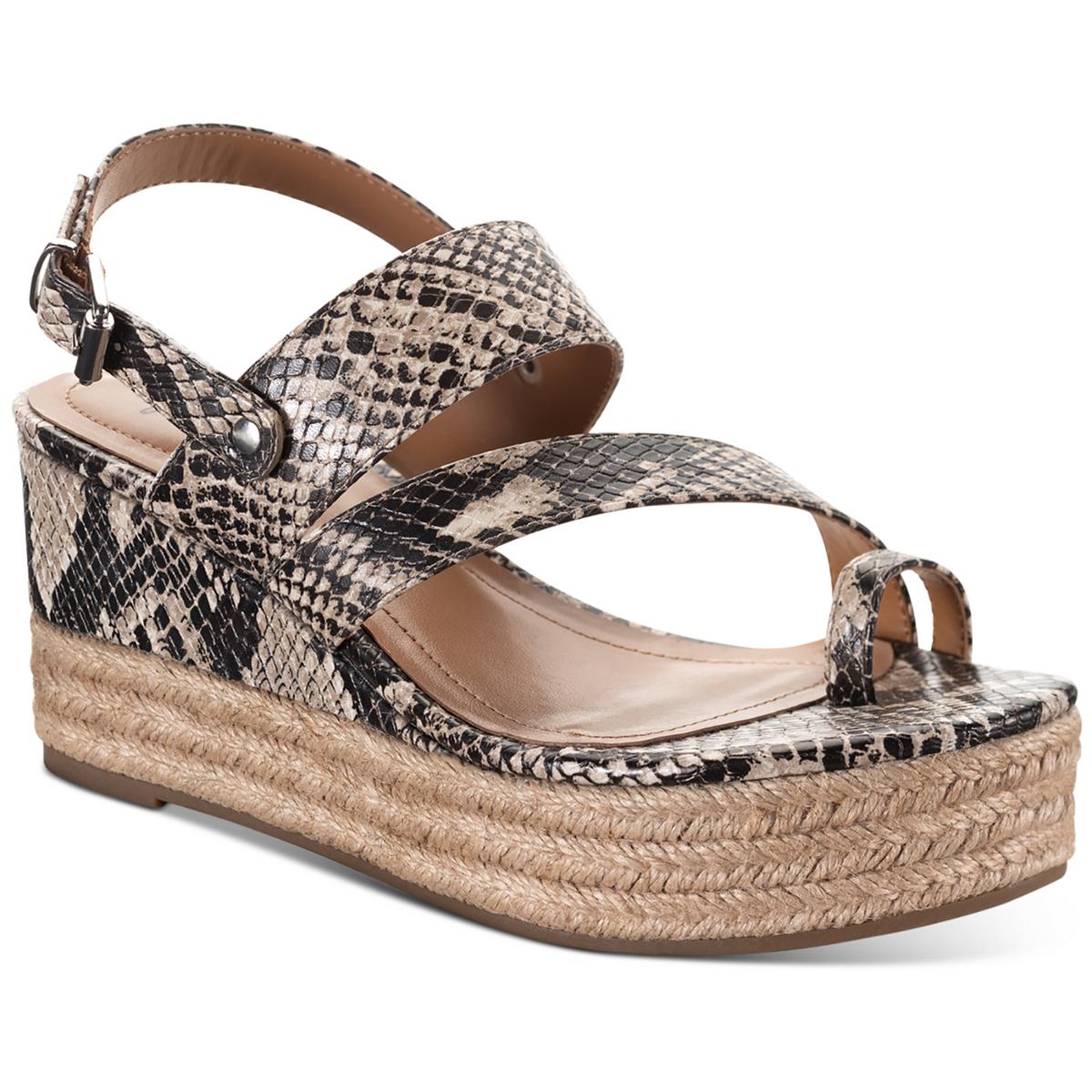 Bettyy Womens Toe Loop Espadrille Wedge Sandals