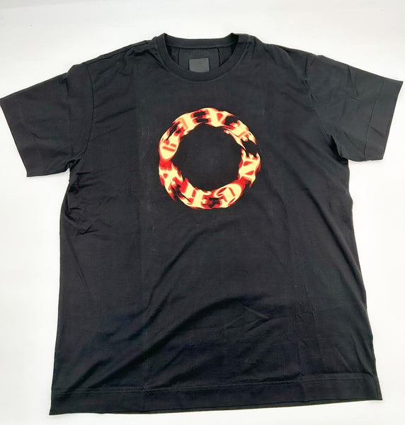 Givenchy Black Circle Pattern Oversized T-Shirt – Bluefly