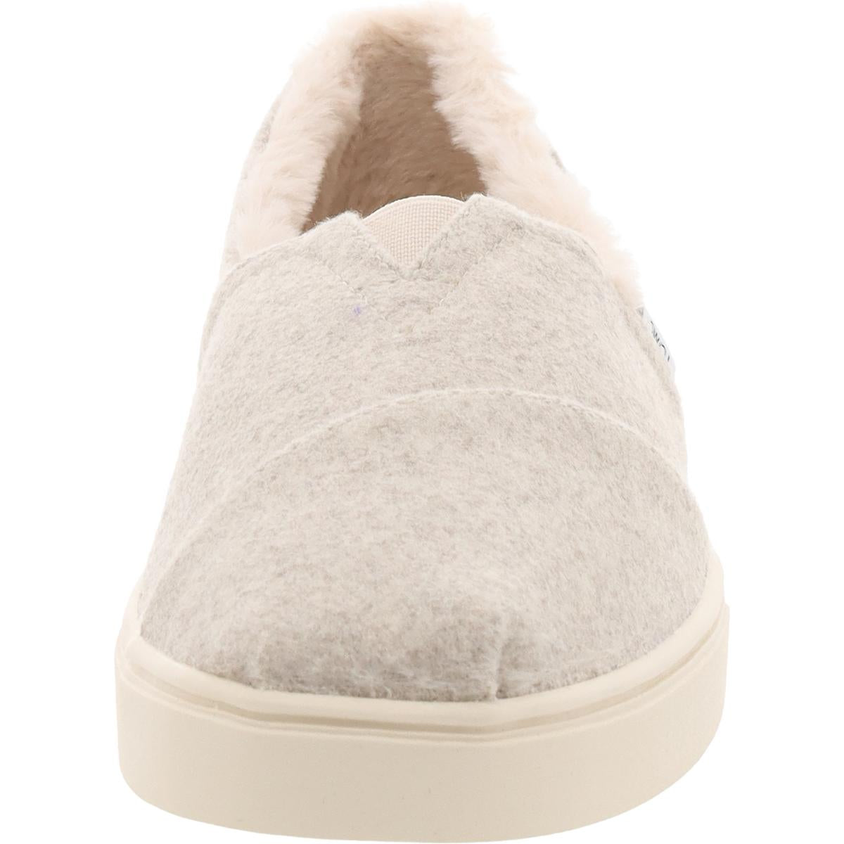 Womens Faux Fur Lined Manmade Loafers
