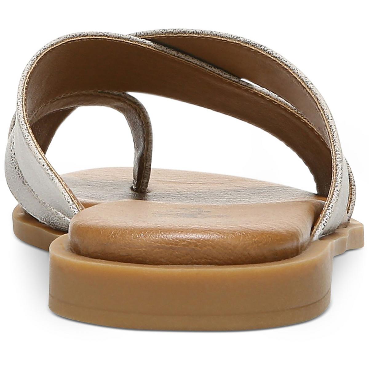 Carolyn Womens Slip On Flat Slide Sandals