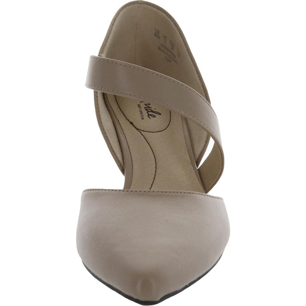 Suki Womens Padded Insole Slip On D'Orsay Heels