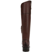 Drina Womens Zipper Leather Knee-High Boots