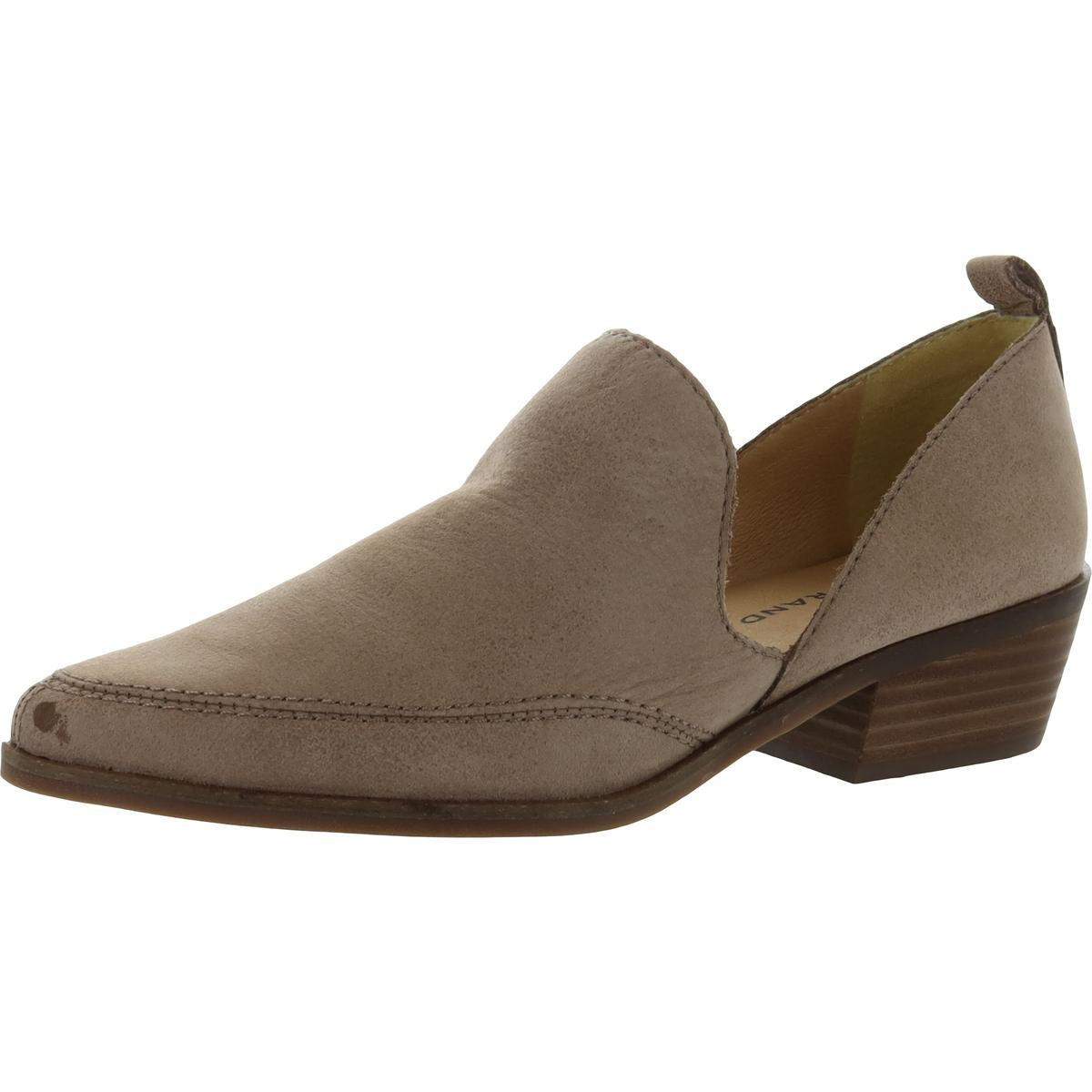 Mahzan Womens Comfort Insole Slip On Loafer Heels