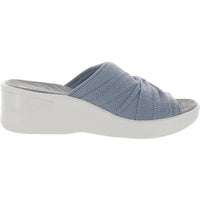 Smile II Womens Slip On Wedge Sandals