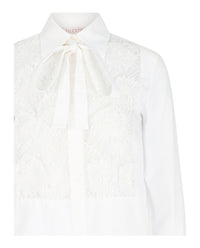 Valentino Womens Floral Embroidered Shirt