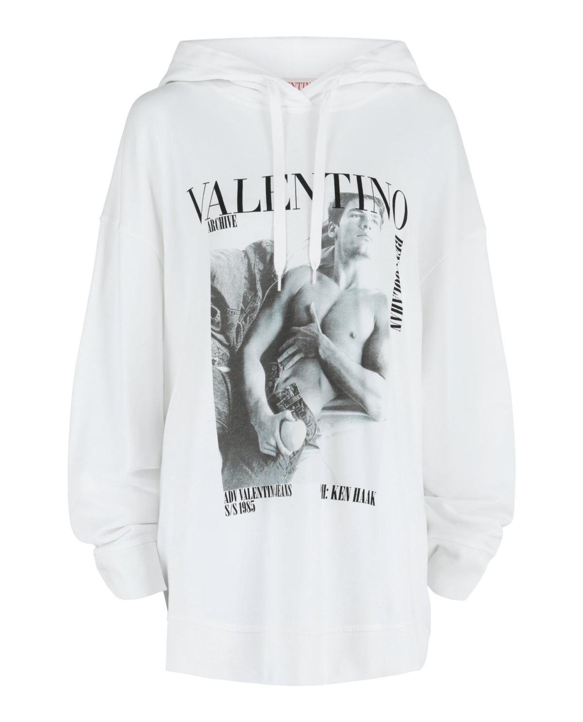Valentino Womens Archive 1985 Graphic Print Hoodie