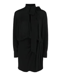 Valentino Valentino Womens Fluid Georgette Long Sleeve Scarf Dress