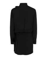 Valentino Valentino Womens Fluid Georgette Long Sleeve Scarf Dress