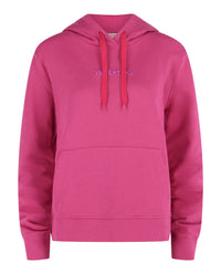 Valentino Womens Embossed Logo Hoodie