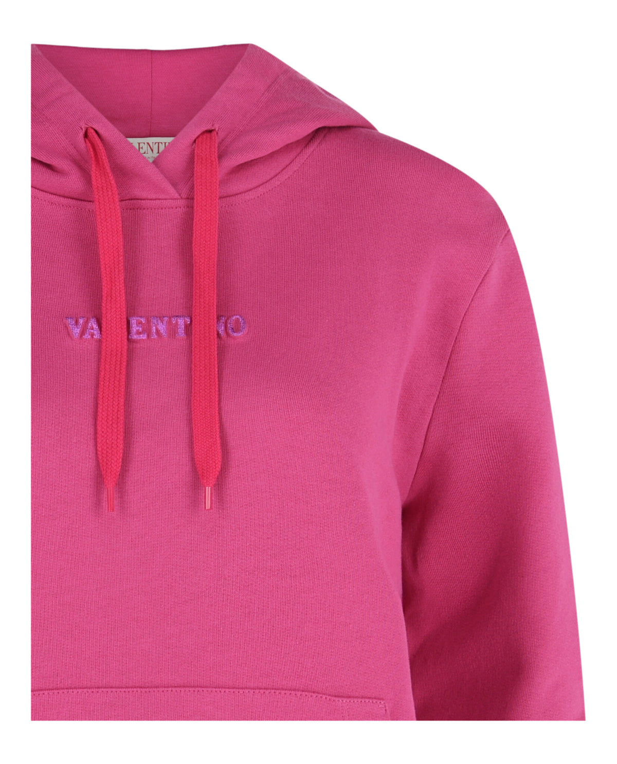 Valentino Womens Embossed Logo Hoodie