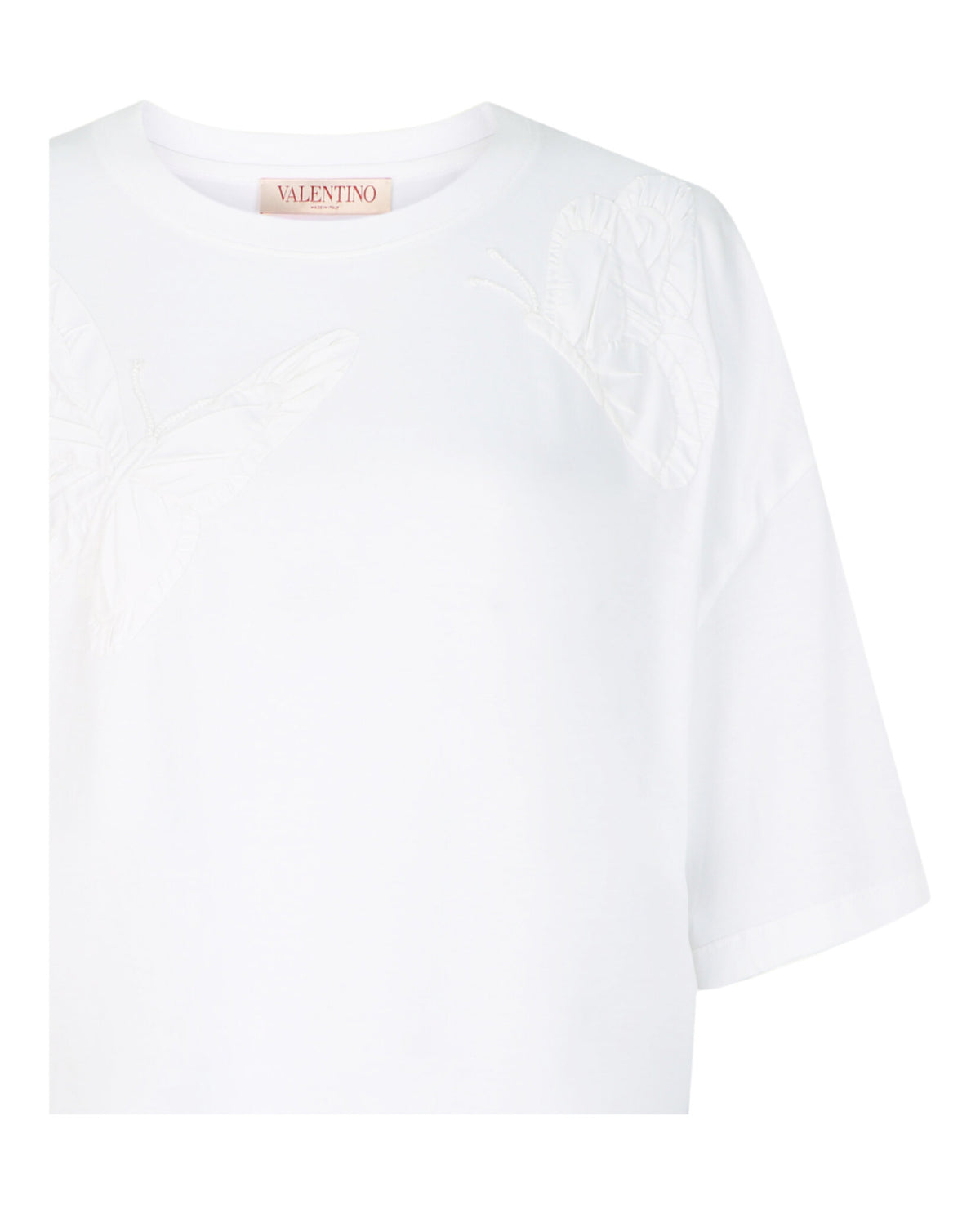 Valentino Womens Embroidered Butterfly T-Shirt