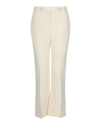 Valentino Womens Pleated Crepe Couture Pants