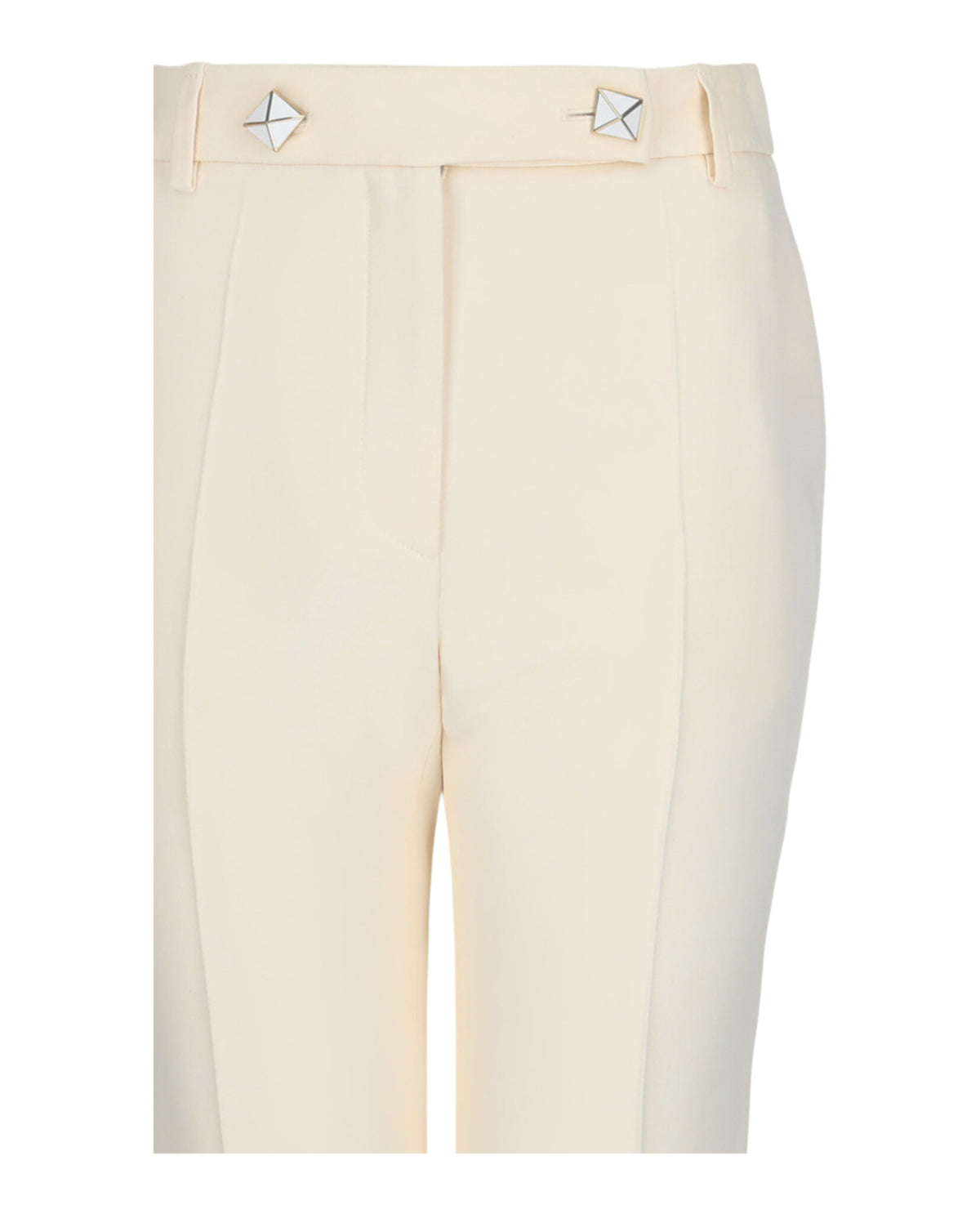 Valentino Womens Pleated Crepe Couture Pants