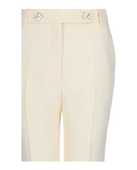 Valentino Womens Pleated Crepe Couture Pants