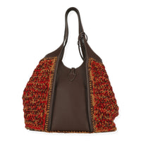 TODS Tods Womens Brown Multi Tote