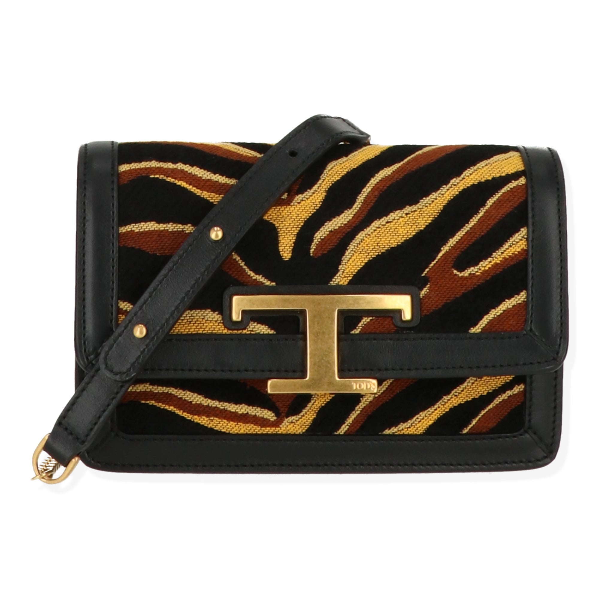 Tods Womens Black Multi Crossbody