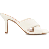 Oppal Womens Faux Suede Square Toe Heels