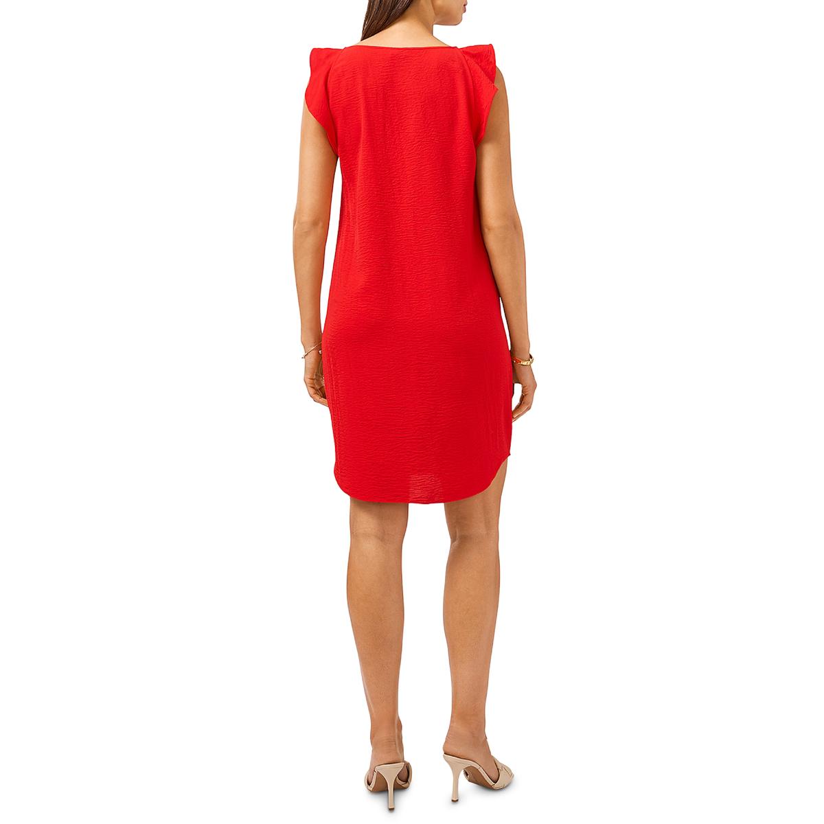 Womens Solid Short Mini Dress